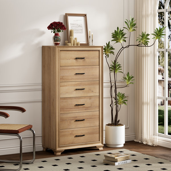 Light oak on sale tall dresser